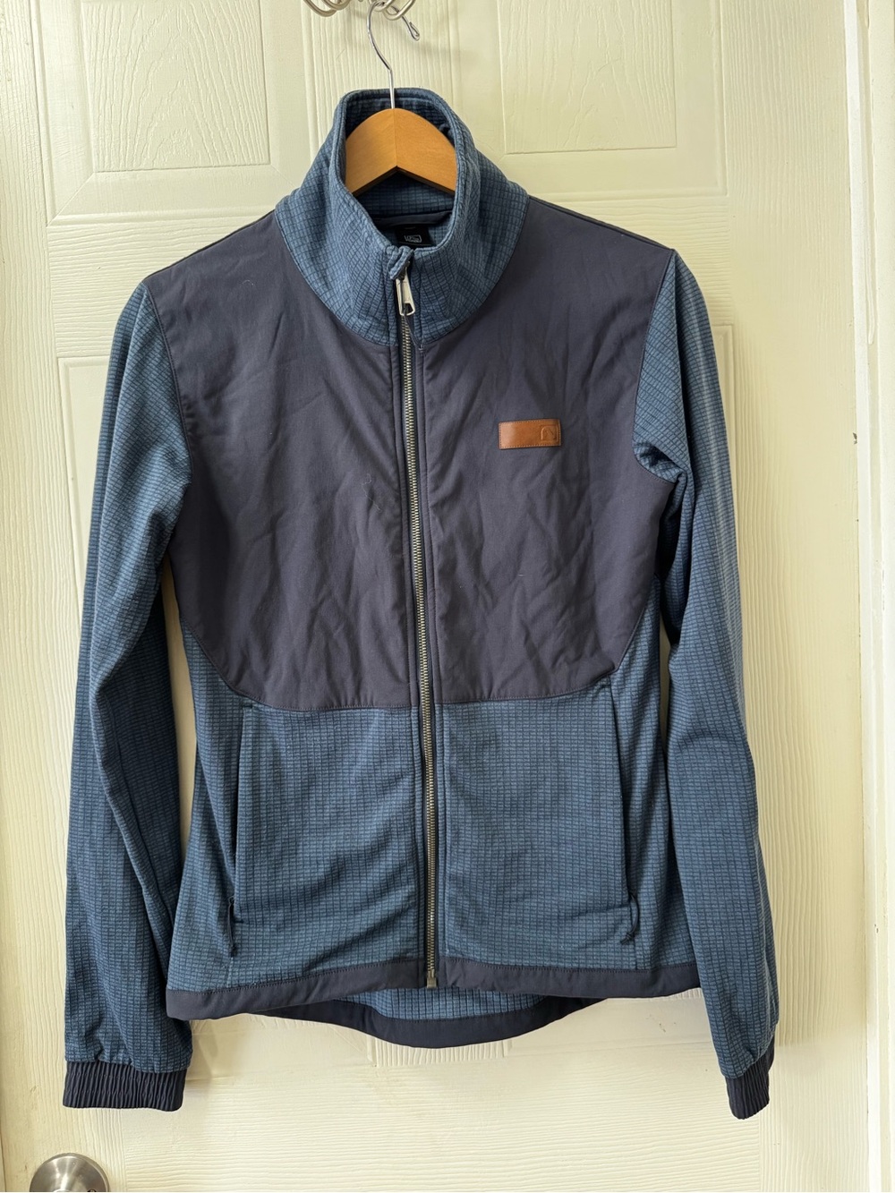 Flylow Women Blue Lightweight Zip-Front Shirt Jacket